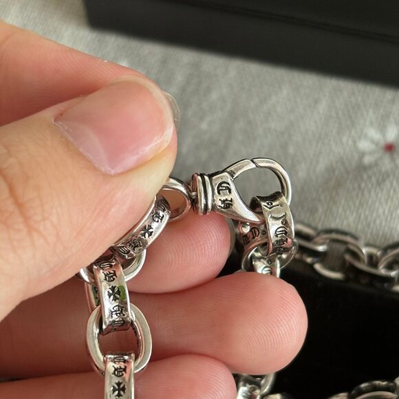 Chrome Hearts Paper Chain CH Necklace - Picture 4 of 6